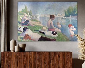 Baders bij Asnières, Georges Seurat