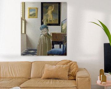 Stehende Frau am Klavier, Johannes Vermeer