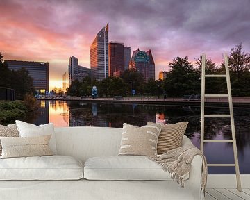 The Hague skyline by Ilya Korzelius