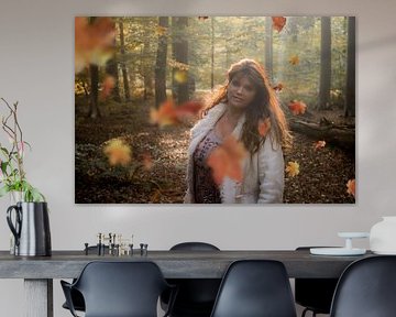 Woman in forest von Ivana Luijten