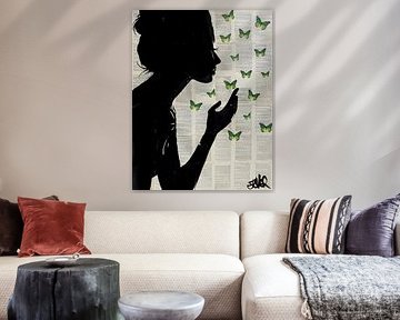 EENVOUD IN GROEN van LOUI JOVER