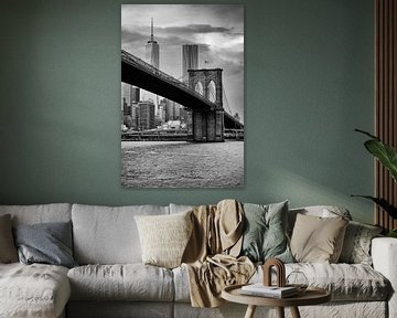 Brooklyn Bridge van Nils Bakker