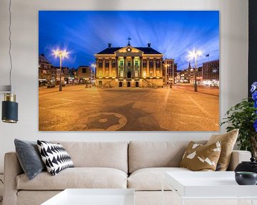 Stadhuis en Grote Markt Groningen van Frenk Volt