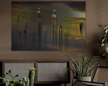 13, City-art, Dubai, skyline.