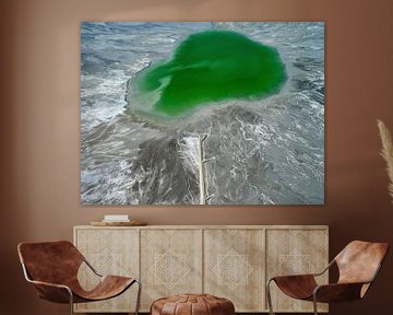 Ore waste basin Sierrita Mine, Pima County, Arizona, USA by Marco van Middelkoop
