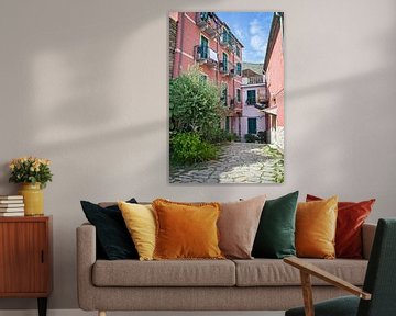 Kleurrijk straatje in Vernazza, Cinque Terre