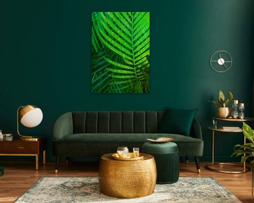 TROPICAL GREENERY POPPY LEAVES 2 von Pia Schneider