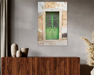 De deuren van Portugal groen nummer 6 van Stefanie de Boer