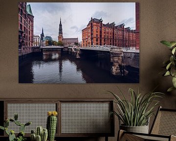 Hamburg – Speicherstadt / Katharinenkirche von Alexander Voss