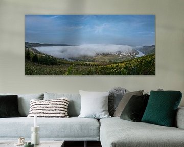 Herbst-Panorama der Mosel bei Trittenheim von Patrick Verhoef