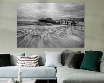 North Sea - St. Peter Ording - Germany -Stilt building by Jiri Viehmann