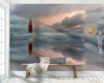 Floating lighthouse by Roelie Steinmann