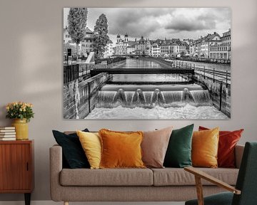 River Reuss near the Mill Place in Luzern by Tony Buijse