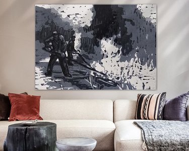 Example of the artwork in a room
