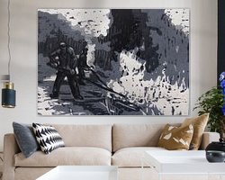 Example of the artwork in a room