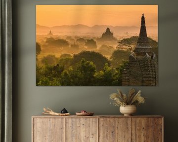 Tempelvallei Bagan, Myanmar van Annemarie Arensen