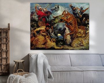 Die Tigerjagd, Peter Paul Rubens