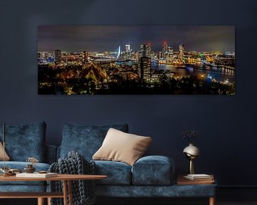 Skyline Rotterdam van Kevin Vervoort