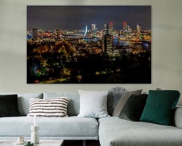 Skyline Rotterdam van Kevin Vervoort