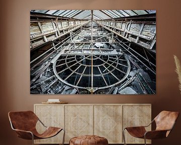 Ceiling above the casino by Inge van den Brande