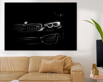 BMW M3 2018 Car Fine Art van Thomas Boudewijn
