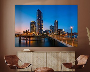 Rotterdam skyline von Henk Meijer Photography