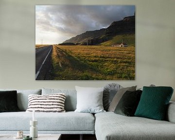 Highway 1 Horizon - IJsland van Justin van Schaick