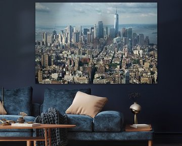 Uitzicht over New York City vanaf Empire State Building von Karin Mooren