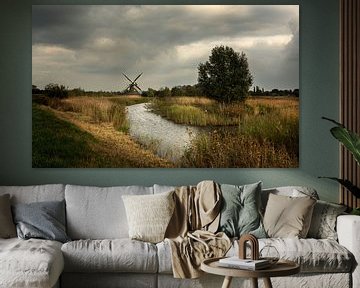 Holländische Windmühle (3) von Bo Scheeringa Photography