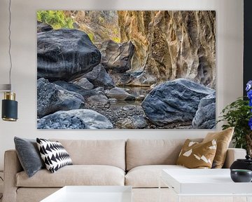 Wadi in Little Snake Canyon, Oman by Karin Mooren