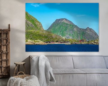 Küste auf den Lofoten in Norwegen von Rico Ködder