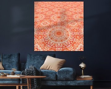 Mandala bloemen perspectief van Marion Tenbergen