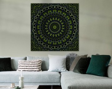 Mandala-grün von Marion Tenbergen