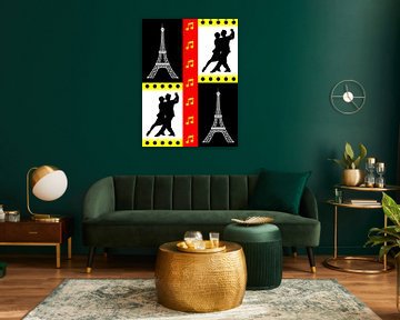 DOES Pop Art Dancing in Paris van Doesburg Design