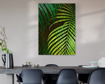 TROPICAL GREENERY LEAVES no8 sur Pia Schneider