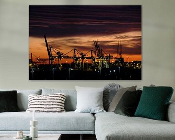 Sunset in Rotterdam by Joris Vand