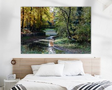 Pont à Moerbeke en automne sur Alain Gysels