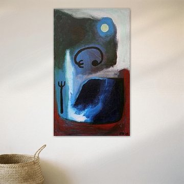Blauw 30x50cm