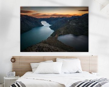 Besseggen ridge dusk von Wojciech Kruczynski
