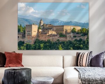 Alhambra Paleis, Granada, Andalusië, Spanje van Peter Apers