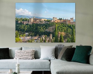 Alhambra Paleis en Alcazaba, Alhambra en Albaycin, van Peter Apers