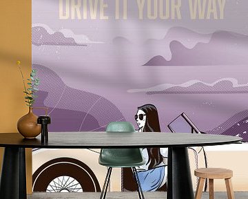 Its your road, drive it your way van Studio Picot Art