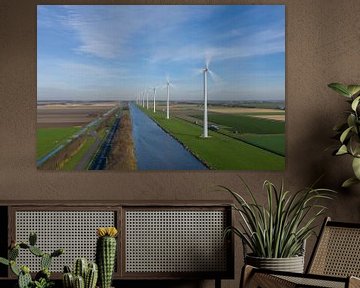 De moderne windmolens in Nederland van Menno Schaefer