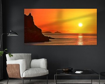 Zonsopkomst Madeira  / Uitzicht op zee (Madeira sunrise) van Richard Bolier