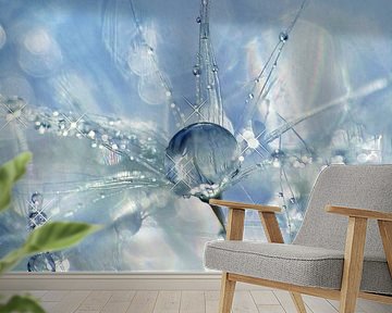 Shine Bright... (Dandelion bug with drops) by Caroline Lichthart