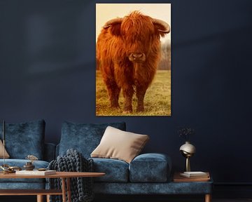 Schotse hooglander stier van Sascha van Dam