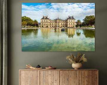View to the Jardin du Luxembourg in Paris, France