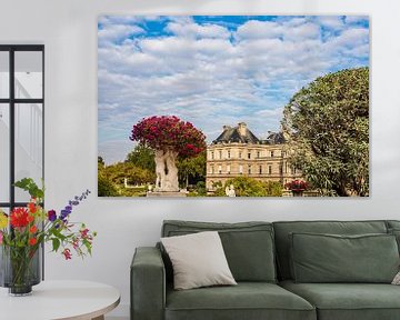 View to the Jardin du Luxembourg in Paris, France