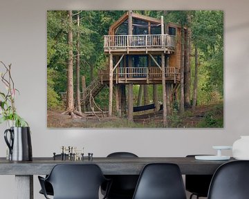 boomhut in het bos by Petra De Jonge