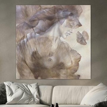 Poppy and woman by Annette Schmucker